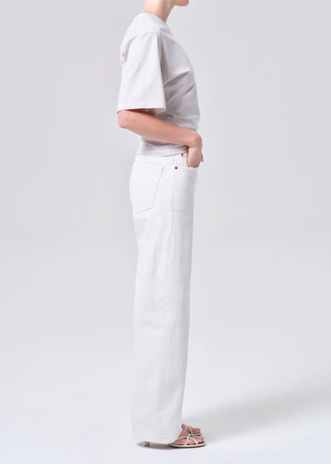 Arc Jean 32" in Chalk White sold by Agolde product image thumbnail 3