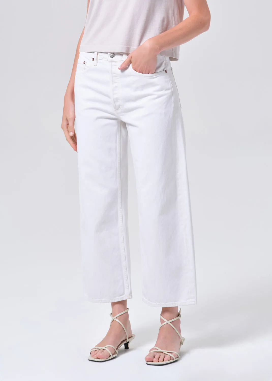 Arc Jean in Chalk White sold by Agolde product image thumbnail 4