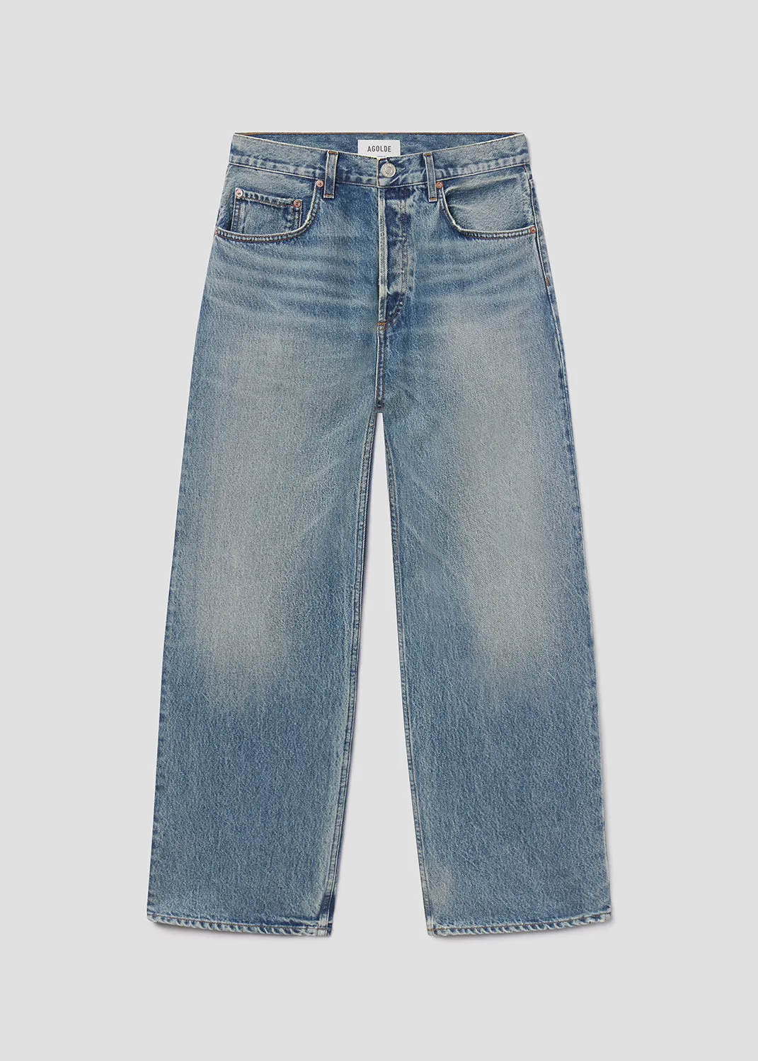 Magnus Trouser Jean in Friction sold by Agolde