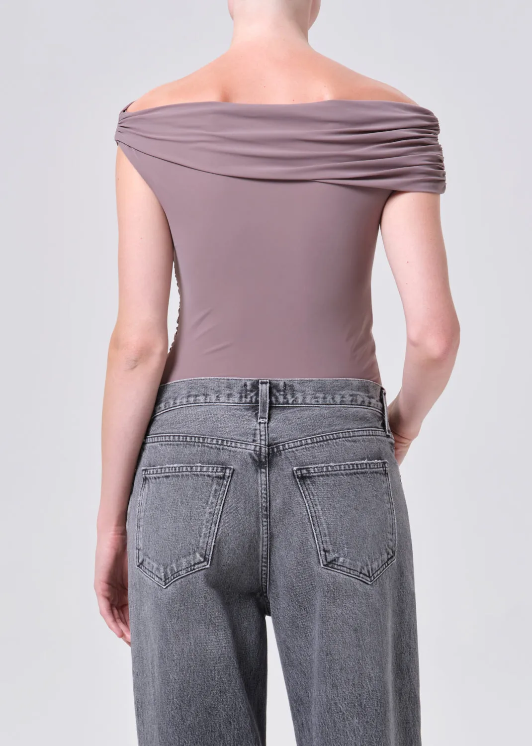 Sherilyn Bodysuit in Taupe sold by Agolde product image thumbnail 2