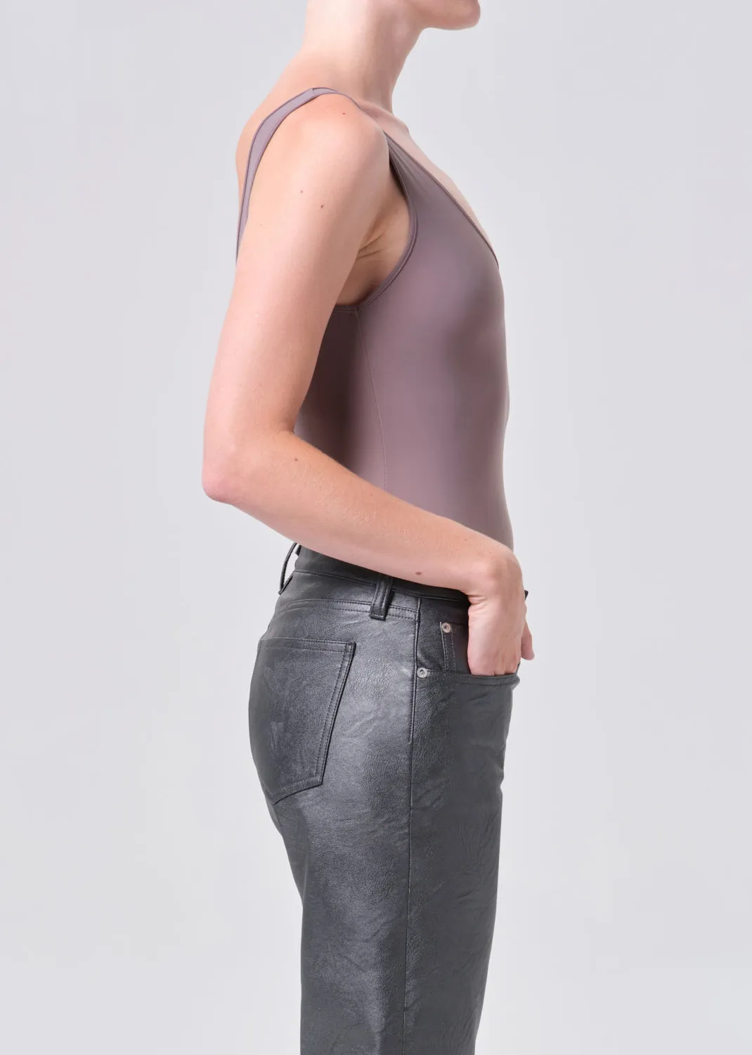 Tora Bodysuit in Taupe sold by Agolde product image thumbnail 3