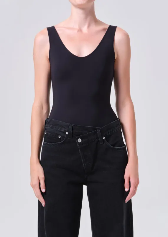 Tora Bodysuit in Black sold by Agolde
