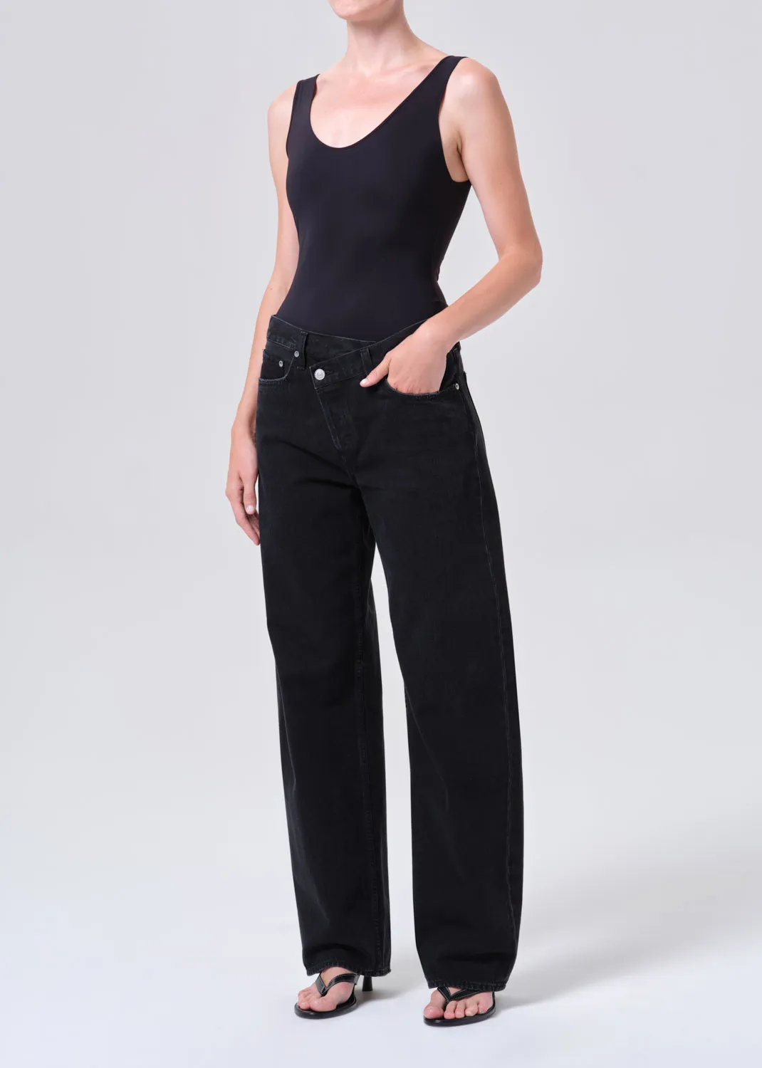 Tora Bodysuit in Black sold by Agolde product image thumbnail 4