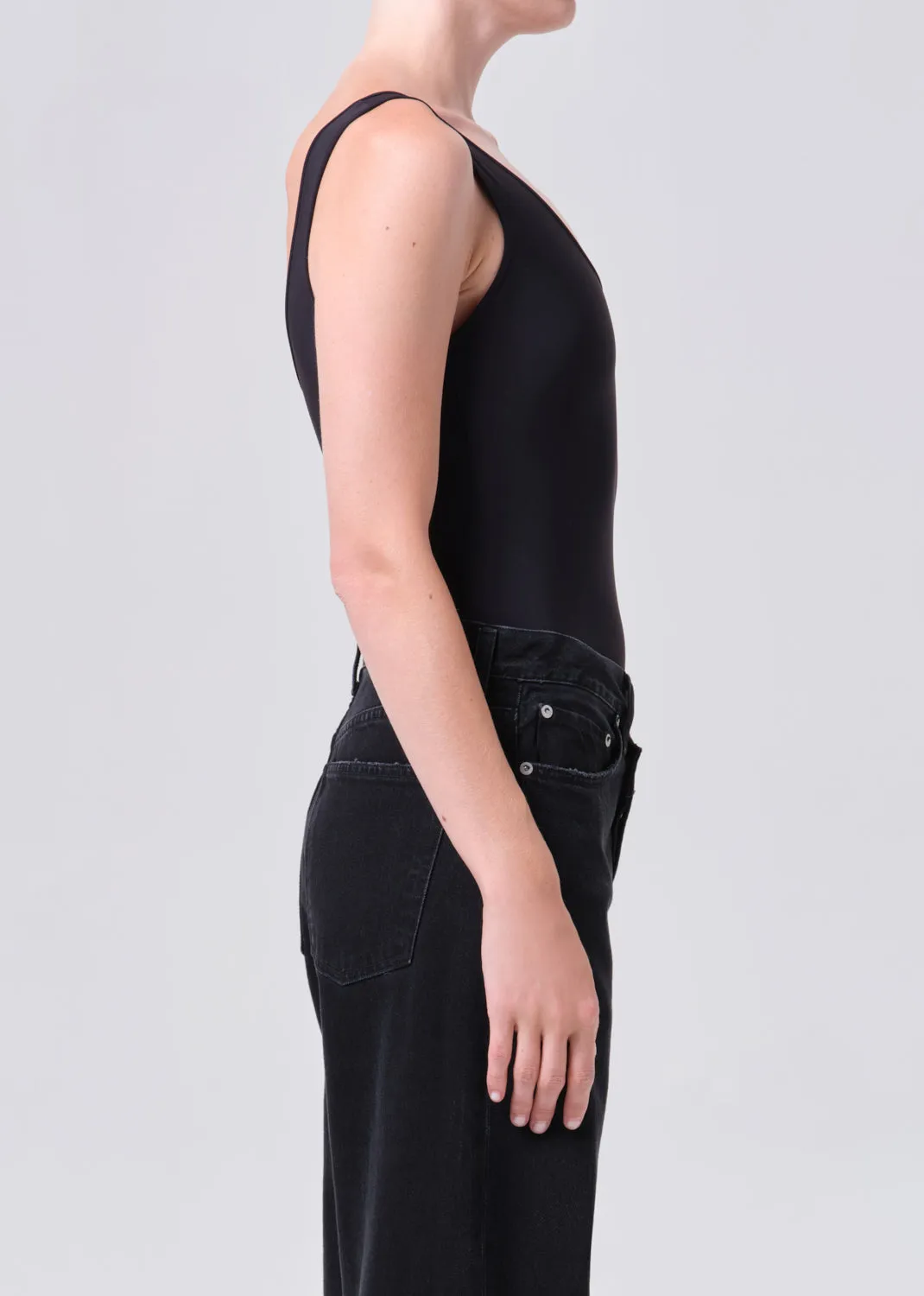 Tora Bodysuit in Black sold by Agolde product image thumbnail 3