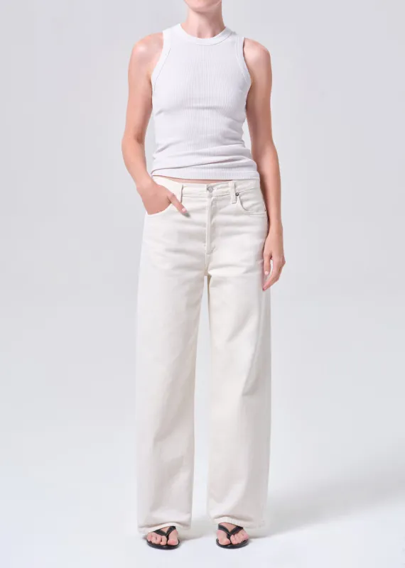 Low Slung Baggy 30.5" in Brown Rice sold by Agolde