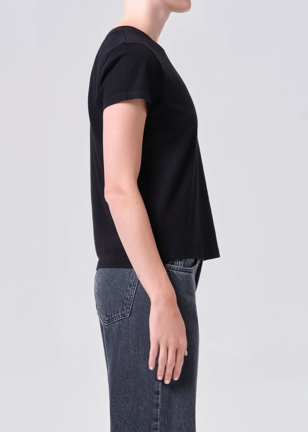 Long Line Adine Tee in Black sold by Agolde product image thumbnail 3