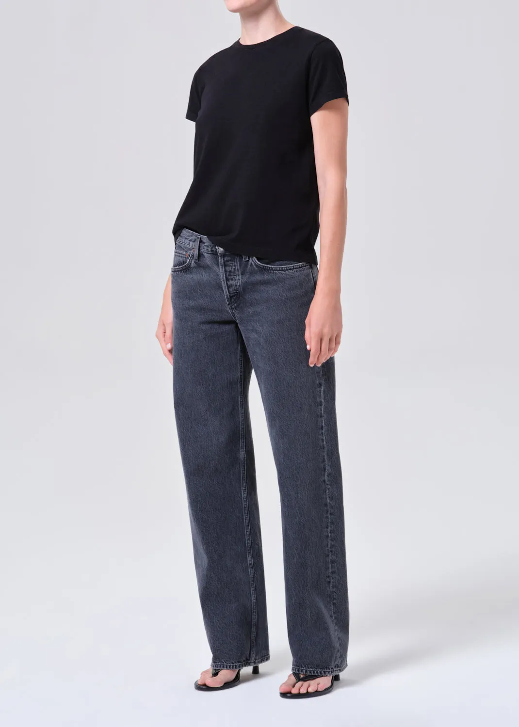 Long Line Adine Tee in Black sold by Agolde product image thumbnail 4