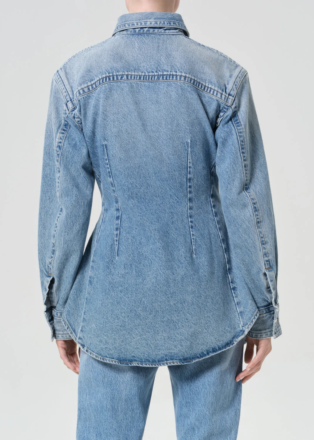 Wilma Shirt (Weightless) in Magnify sold by Agolde product image thumbnail 2