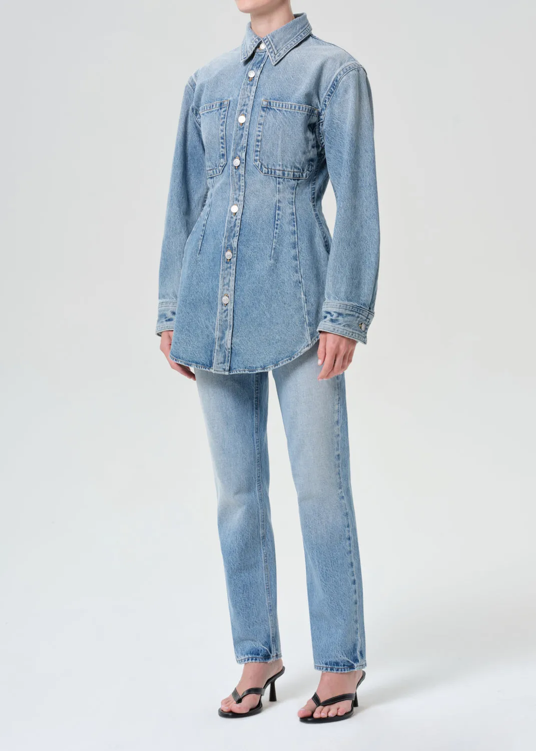 Wilma Shirt (Weightless) in Magnify sold by Agolde product image thumbnail 4