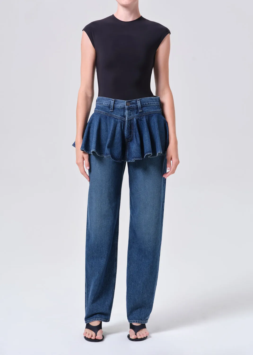 Peplum Jean (Weightless) in Peak sold by Agolde