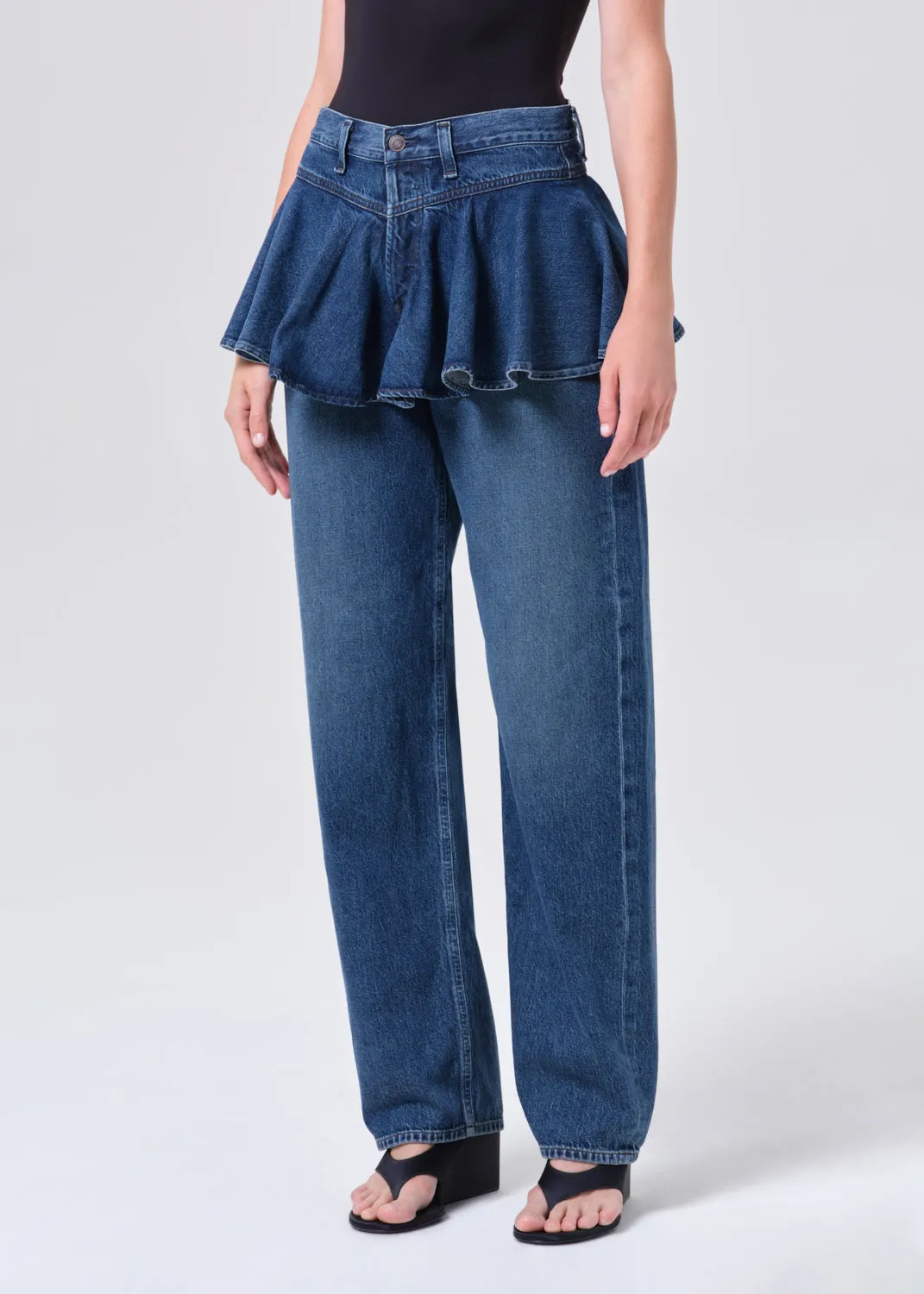Peplum Jean (Weightless) in Peak sold by Agolde product image thumbnail 4