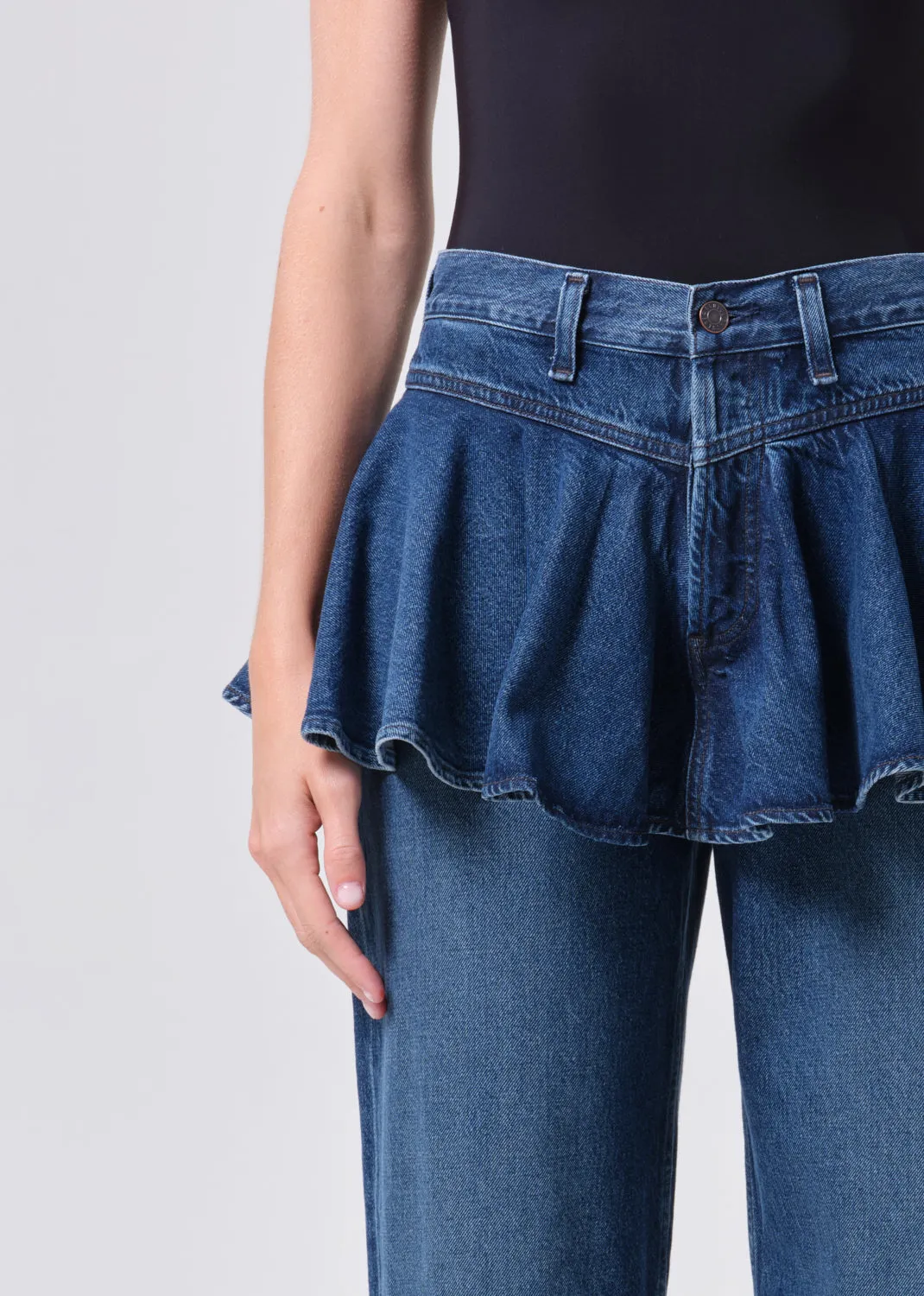 Peplum Jean (Weightless) in Peak sold by Agolde product image thumbnail 5
