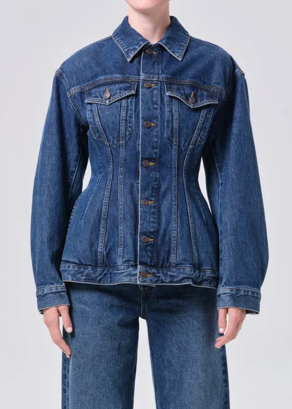 Myra Jacket in Volume made by Agolde