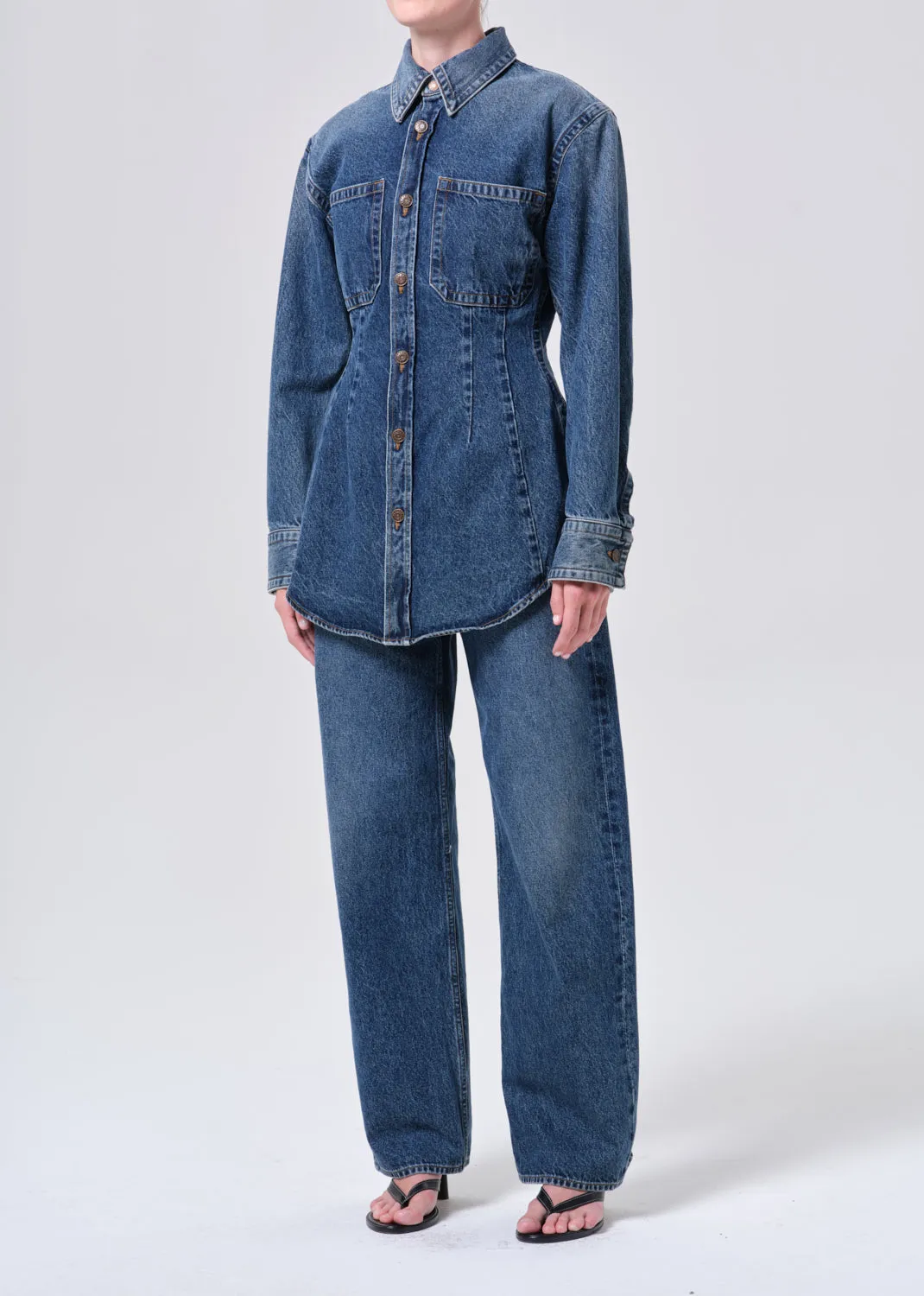 Wilma Shirt (Weightless) in Form sold by Agolde product image thumbnail 4