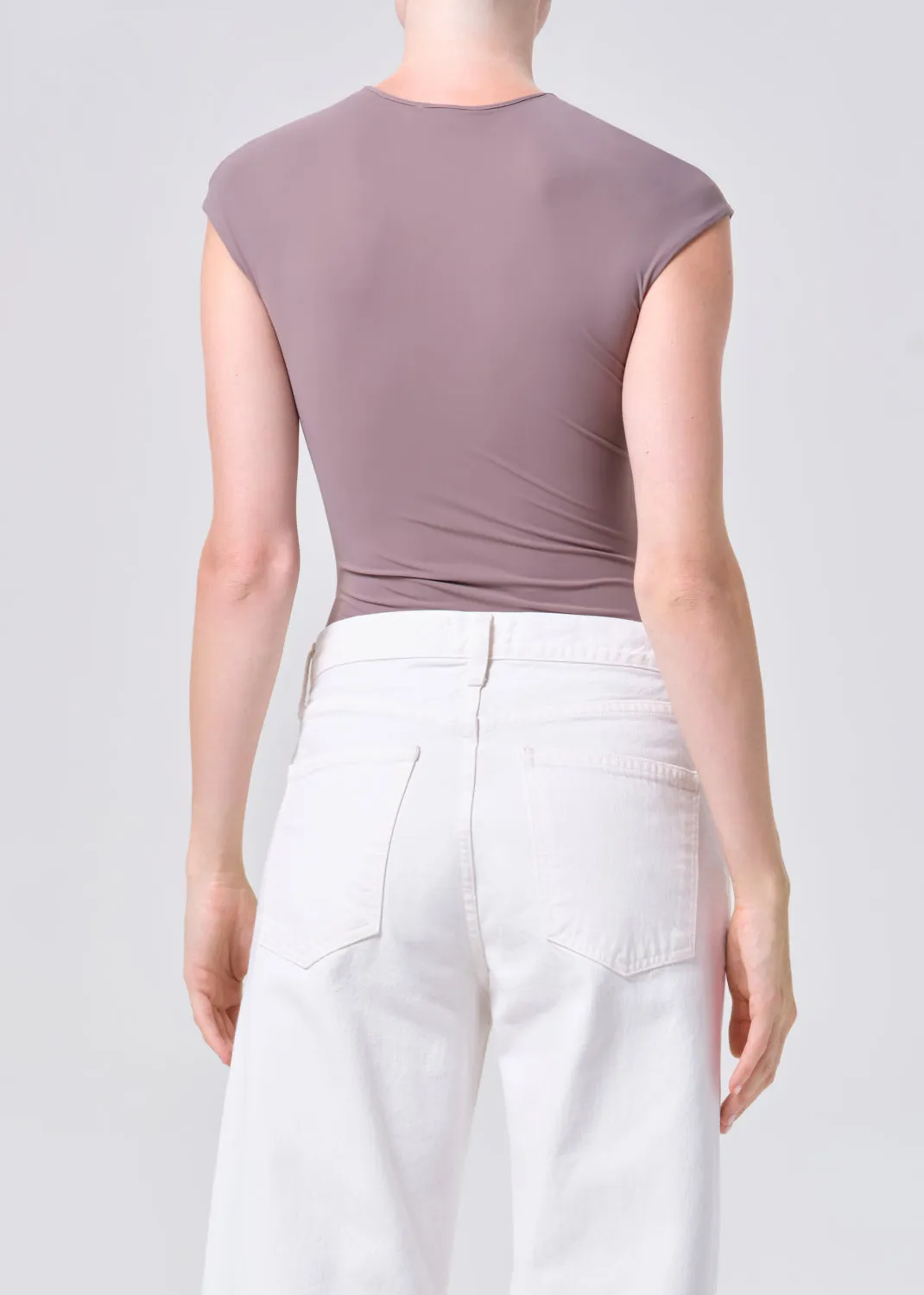 Agata Bodysuit in Taupe sold by Agolde product image thumbnail 2