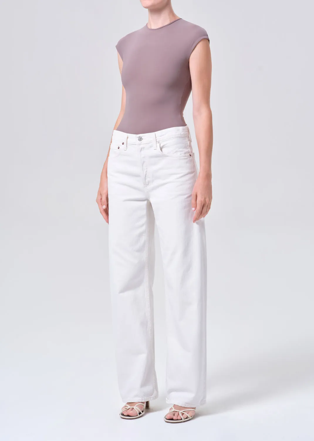 Agata Bodysuit in Taupe sold by Agolde product image thumbnail 4