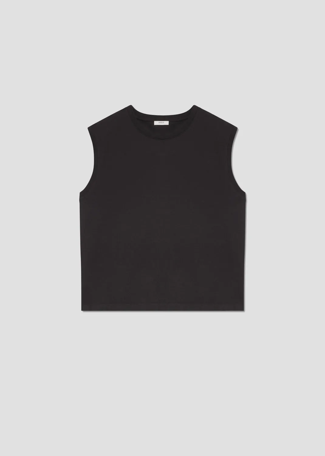 Seth Muscle Tee in Black sold by Agolde