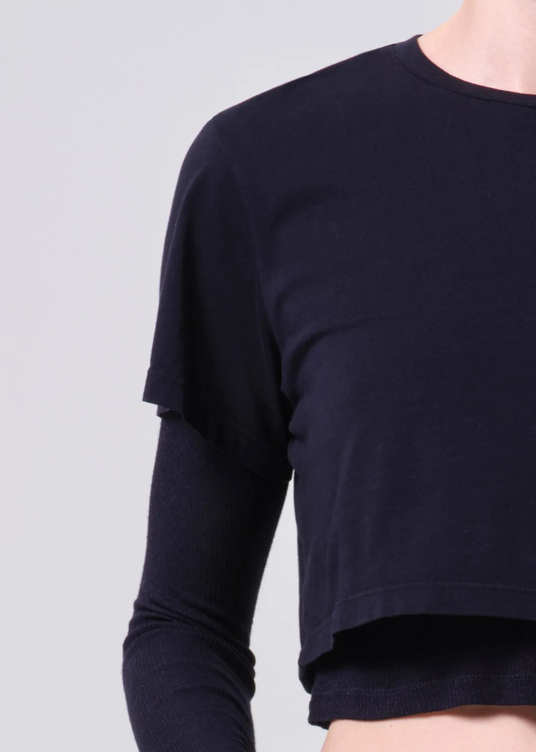 Romily Tee in Blackened Navy sold by Agolde product image thumbnail 5