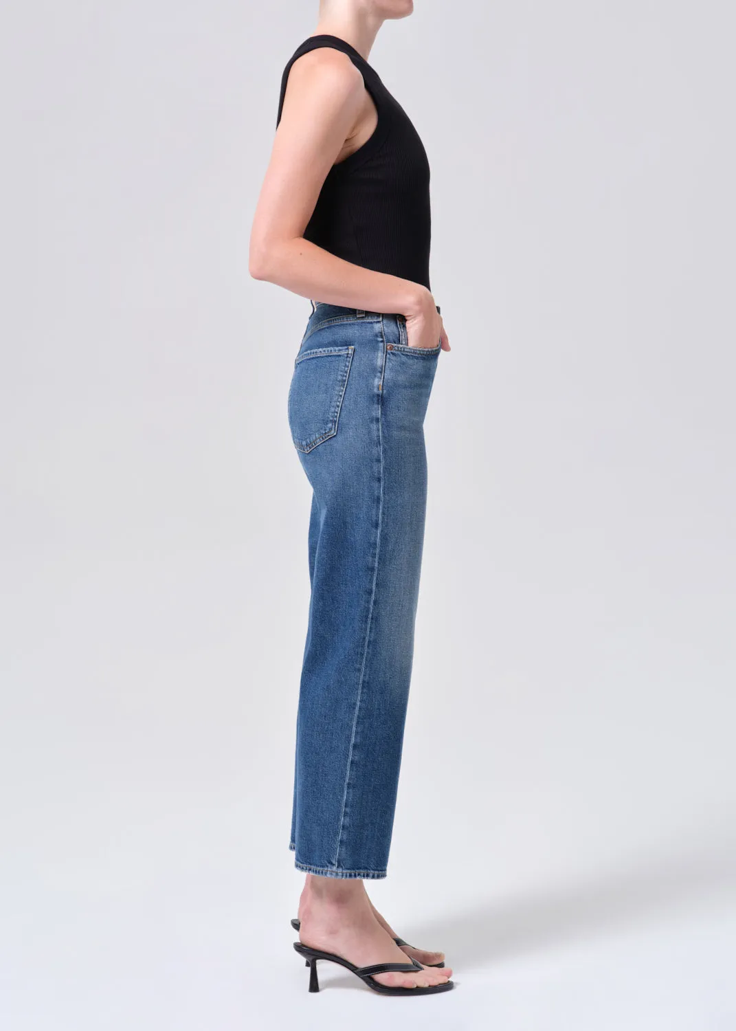Harper Crop Jean (Weightless Stretch) in River sold by Agolde product image thumbnail 3