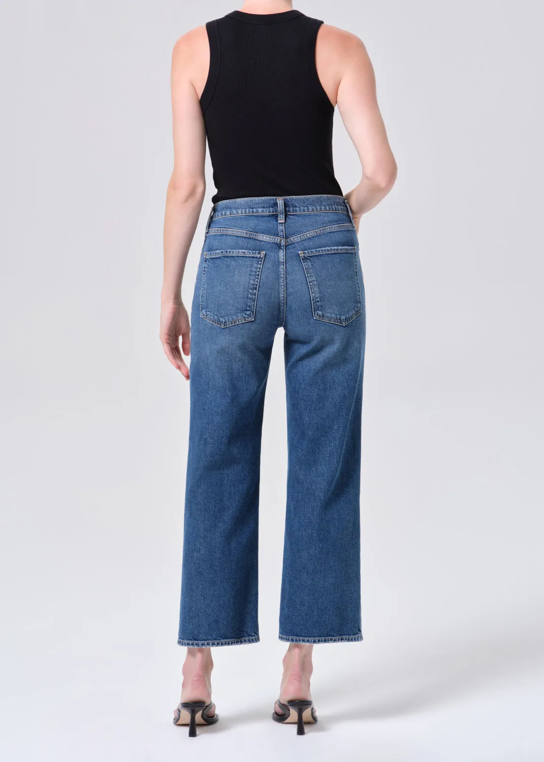 Harper Crop Jean (Weightless Stretch) in River sold by Agolde product image thumbnail 2