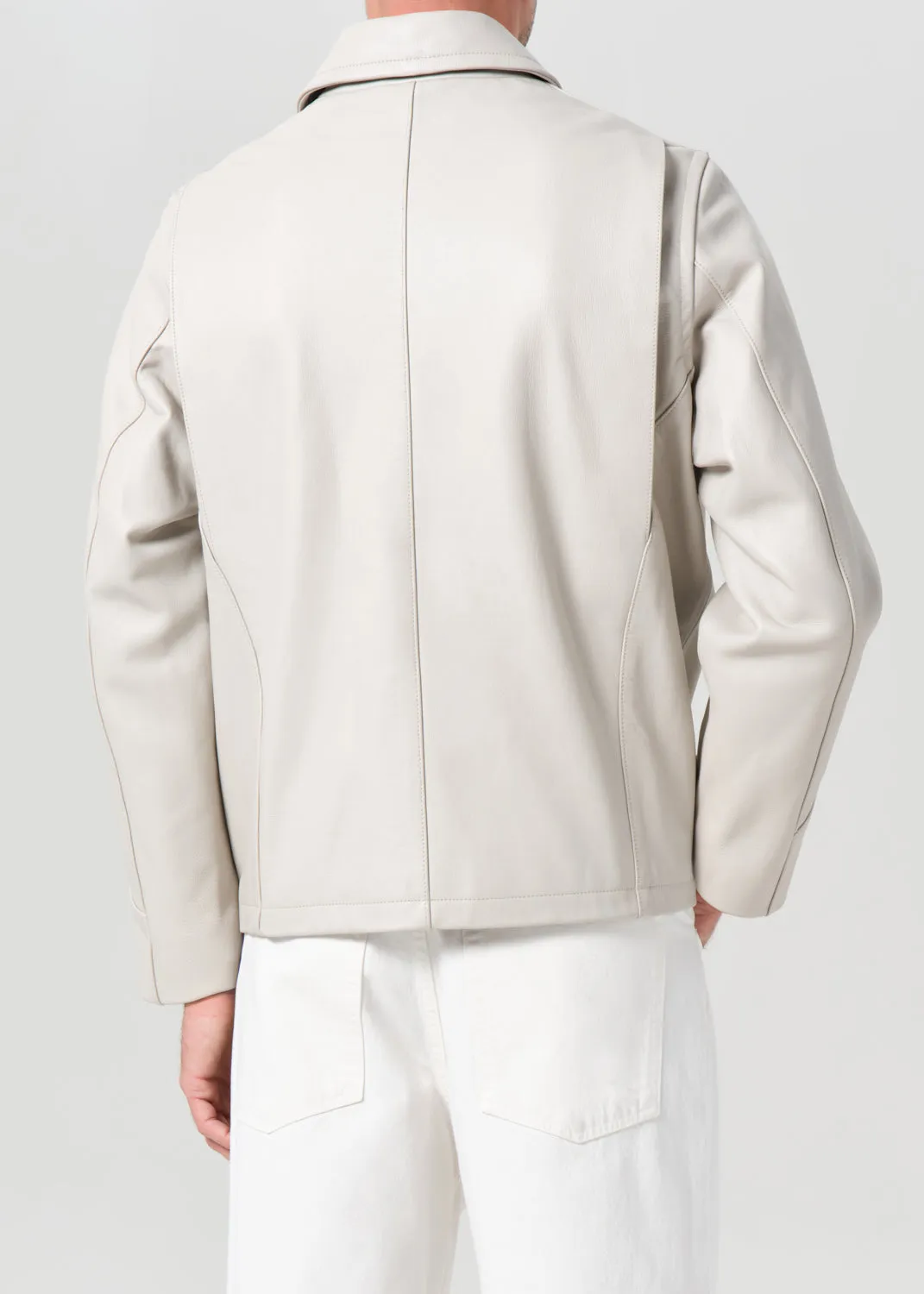 Chadwick Jacket in Bone sold by Agolde product image thumbnail 4