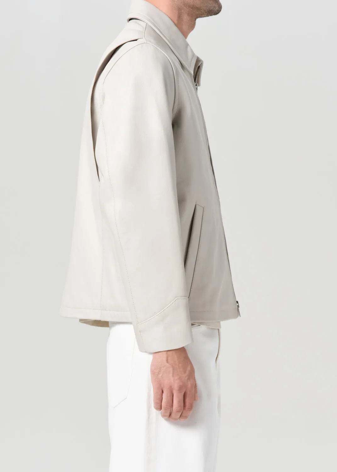 Chadwick Jacket in Bone sold by Agolde product image thumbnail 5