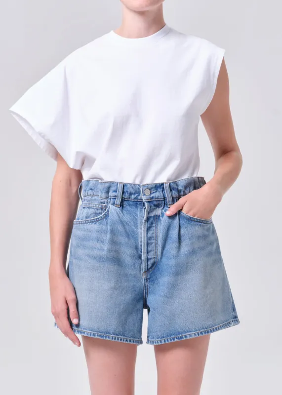 Corrine Tee in White made by Agolde