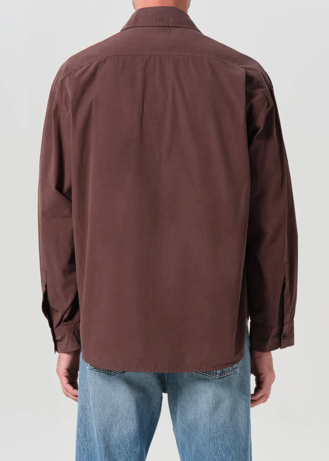 Clark Shirt in Bitter sold by Agolde product image thumbnail 4