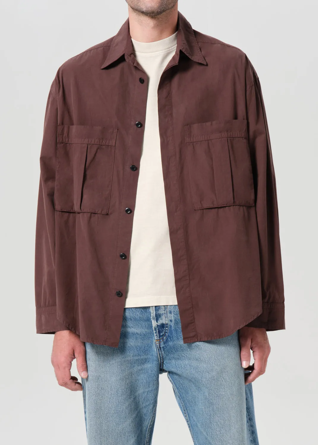 Clark Shirt in Bitter sold by Agolde product image thumbnail 2