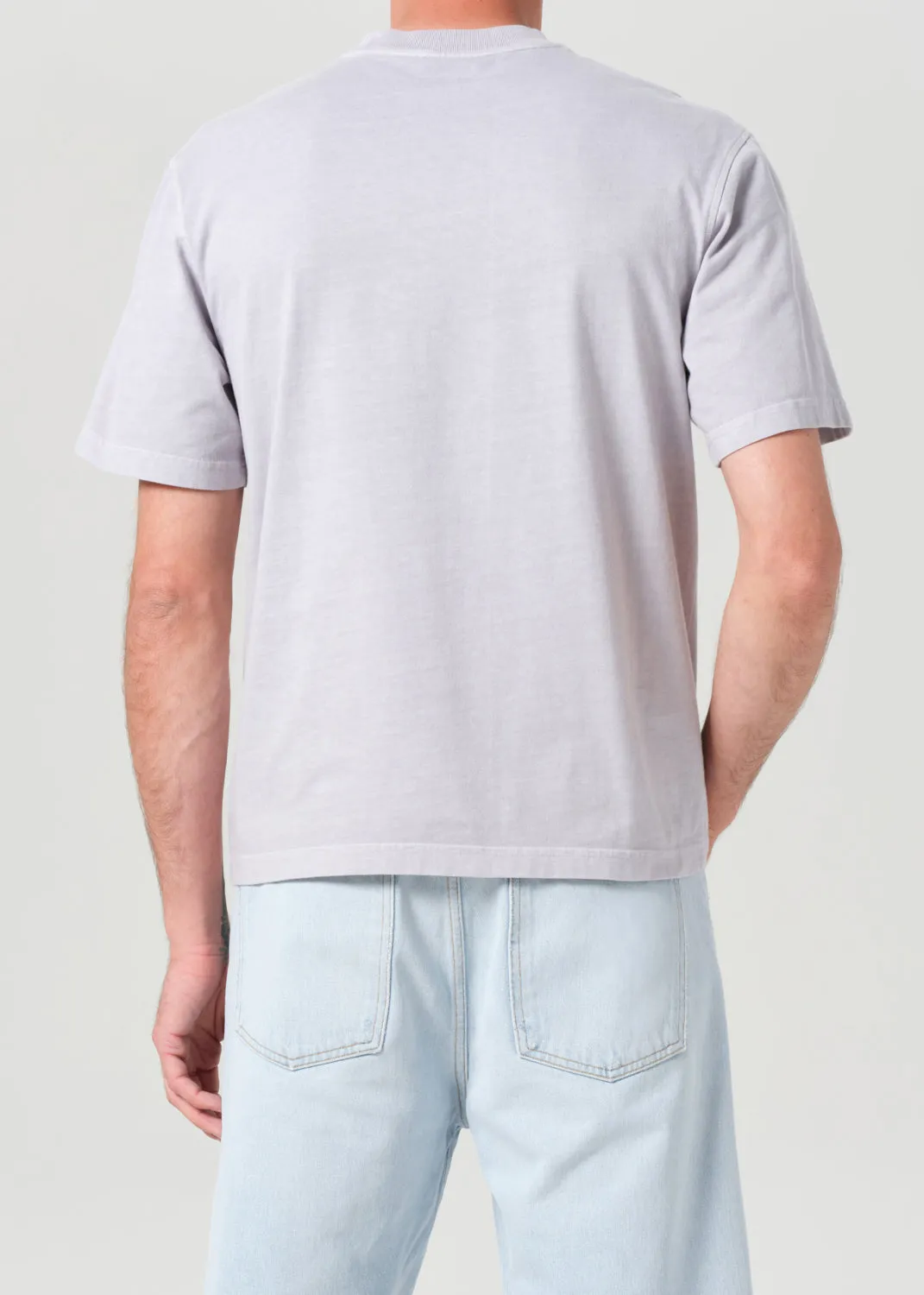 Asha Mock Neck Tee in Primer sold by Agolde product image thumbnail 4