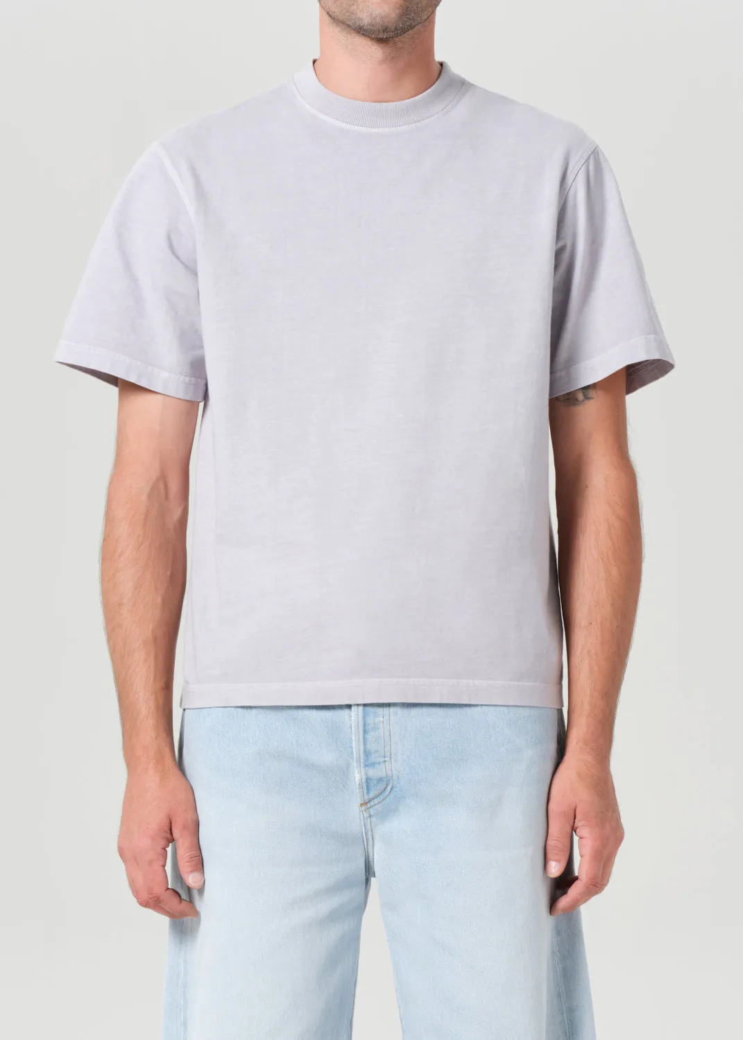 Asha Mock Neck Tee in Primer sold by Agolde product image thumbnail 2