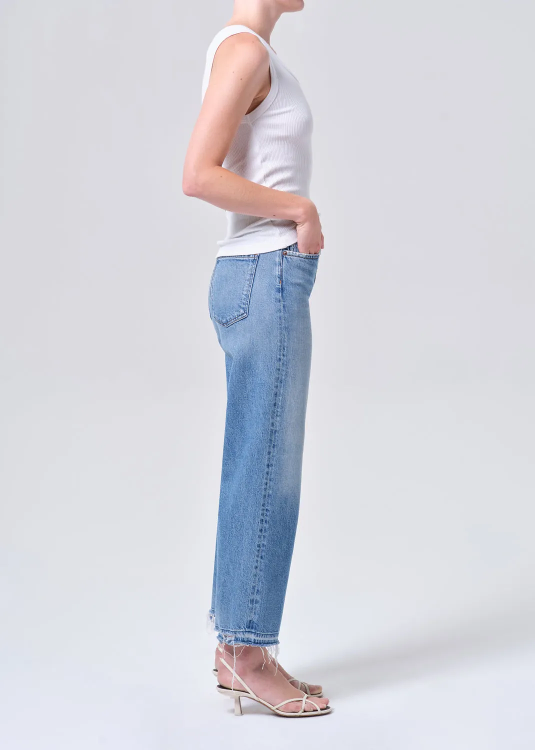 Ren Jean Petite 25" (Weightless Stretch) in Measure sold by Agolde product image thumbnail 3
