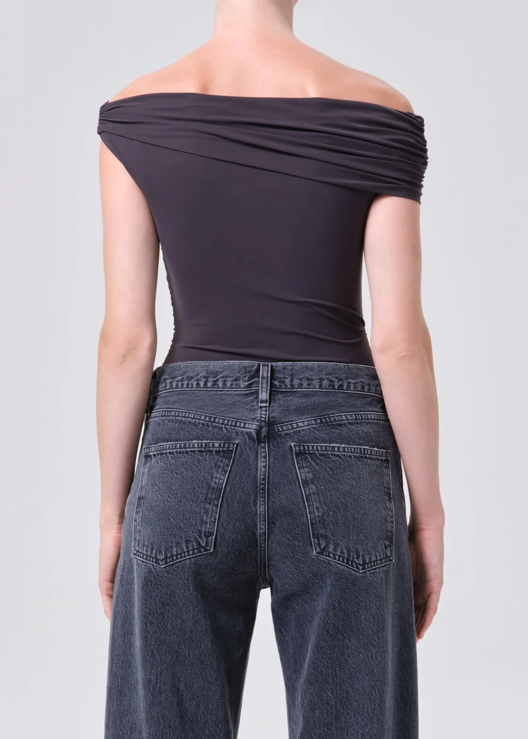 Sherilyn Bodysuit in Carob sold by Agolde product image thumbnail 2