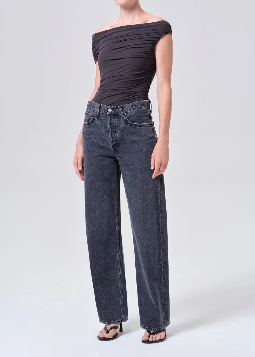 Sherilyn Bodysuit in Carob sold by Agolde product image thumbnail 4