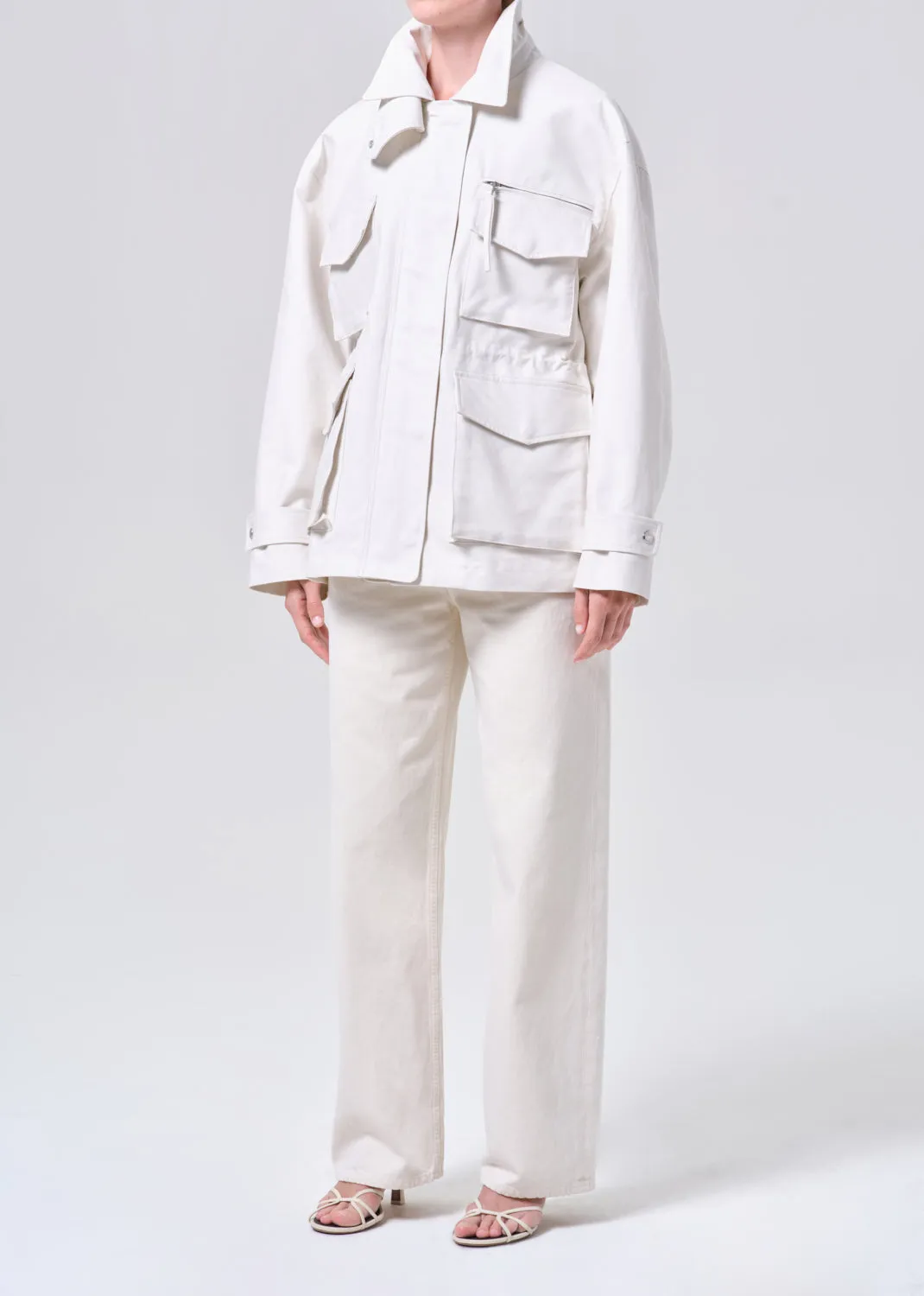 Aubrey Jacket in Chalk White sold by Agolde product image thumbnail 4