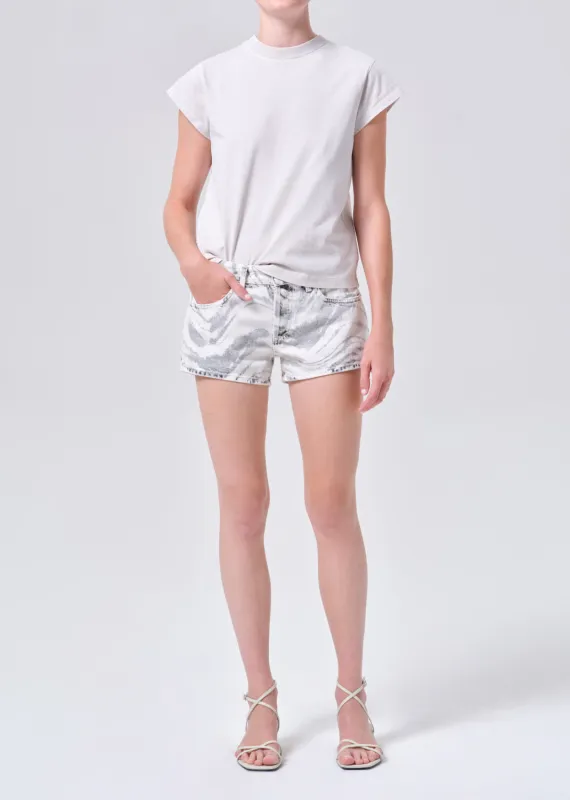 Low Rise Parker Short in Quiver sold by Agolde