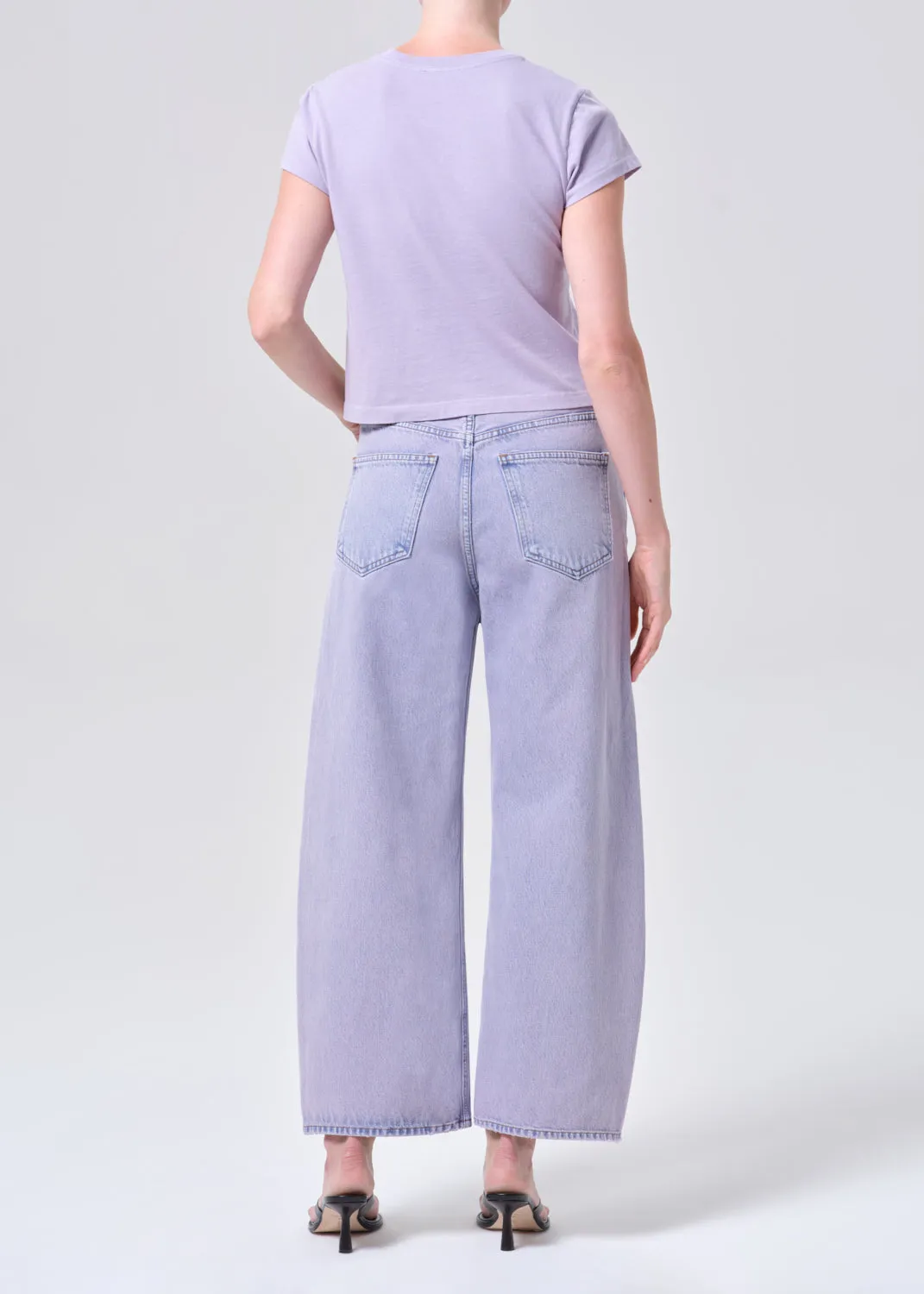 Low Curve Crop Jean in Aura sold by Agolde product image thumbnail 2