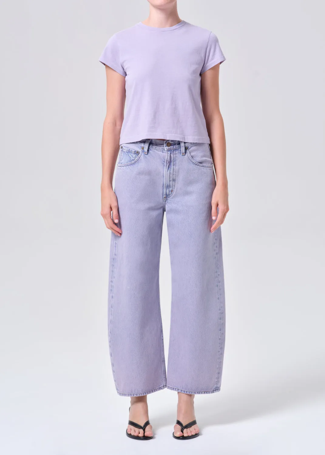 Low Curve Crop Jean in Aura sold by Agolde