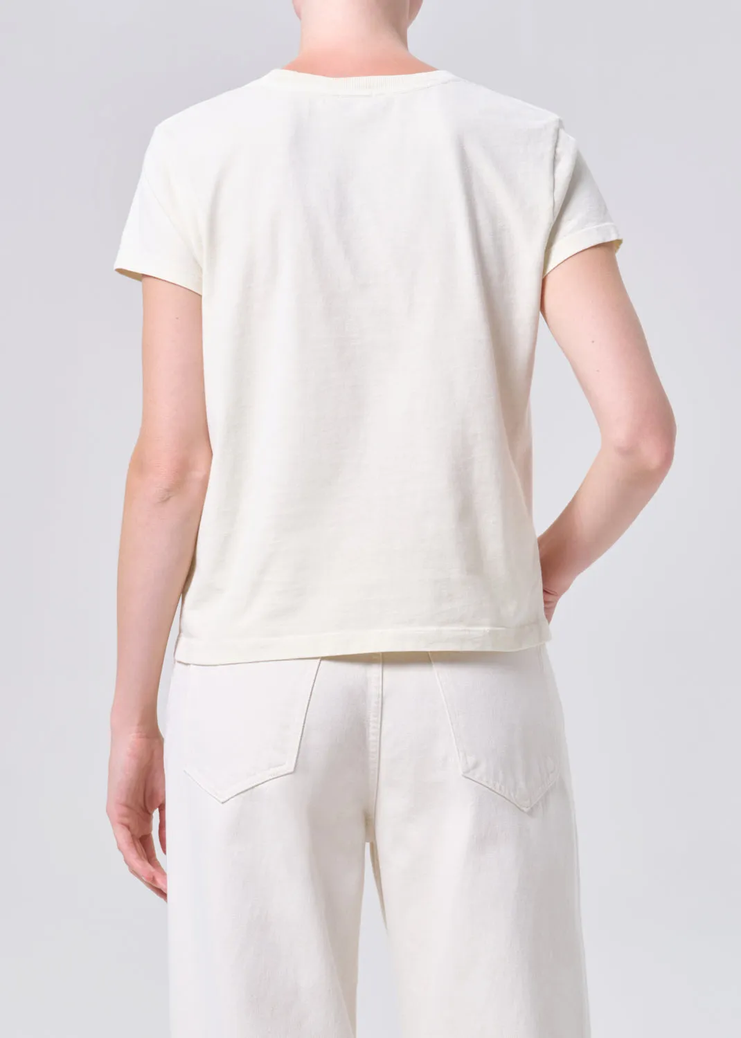 Long Line Adine Tee in Blonde sold by Agolde product image thumbnail 2