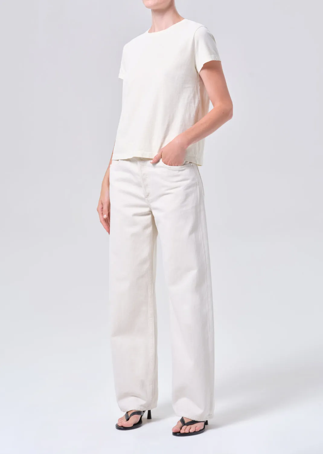 Long Line Adine Tee in Blonde sold by Agolde product image thumbnail 4