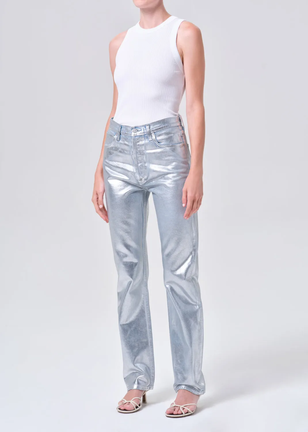 Leigh Tank in White sold by Agolde product image thumbnail 4