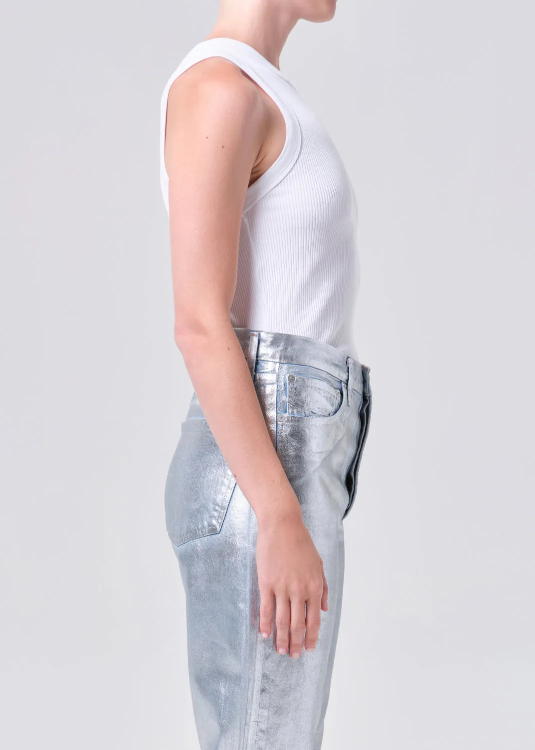 Leigh Tank in White sold by Agolde product image thumbnail 3