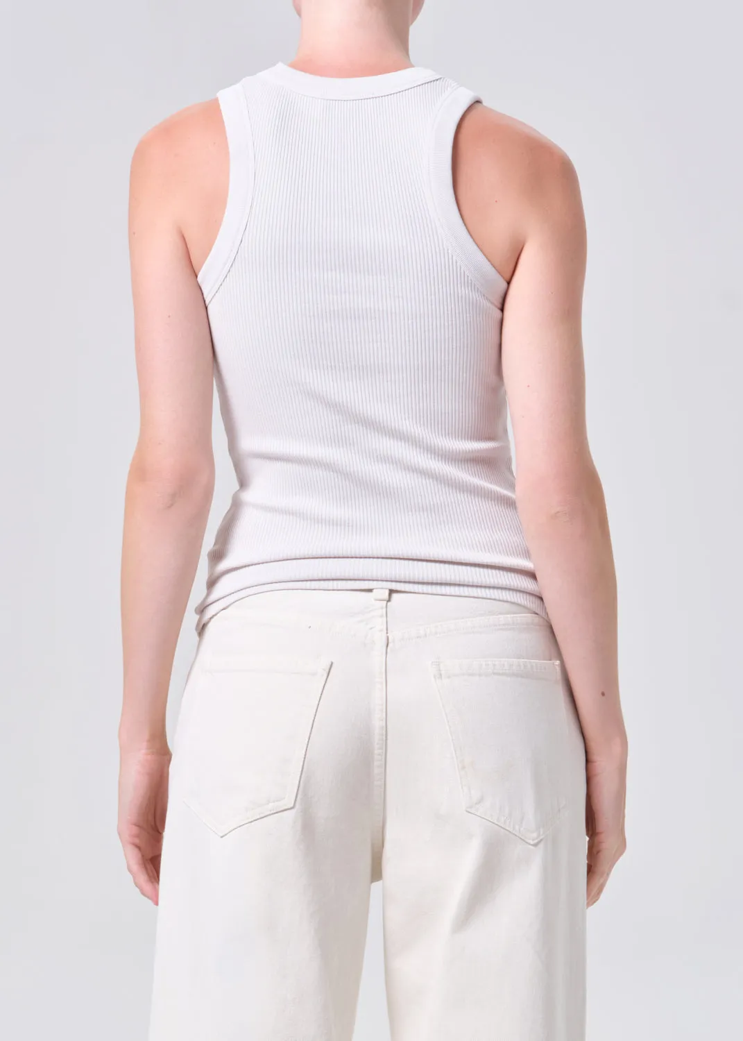 Leigh Tank in Powder sold by Agolde product image thumbnail 2