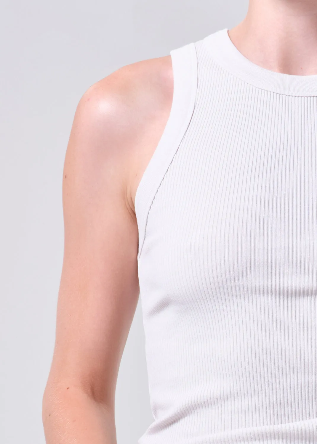 Leigh Tank in Powder sold by Agolde product image thumbnail 5
