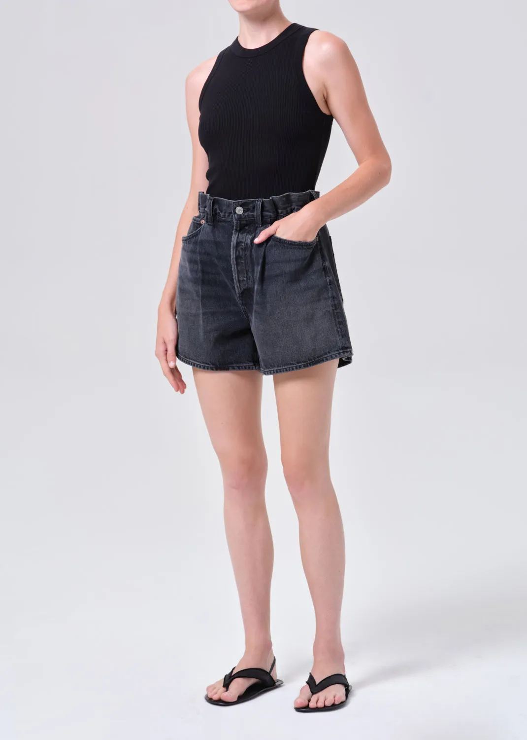 Leigh Tank in Black sold by Agolde product image thumbnail 4