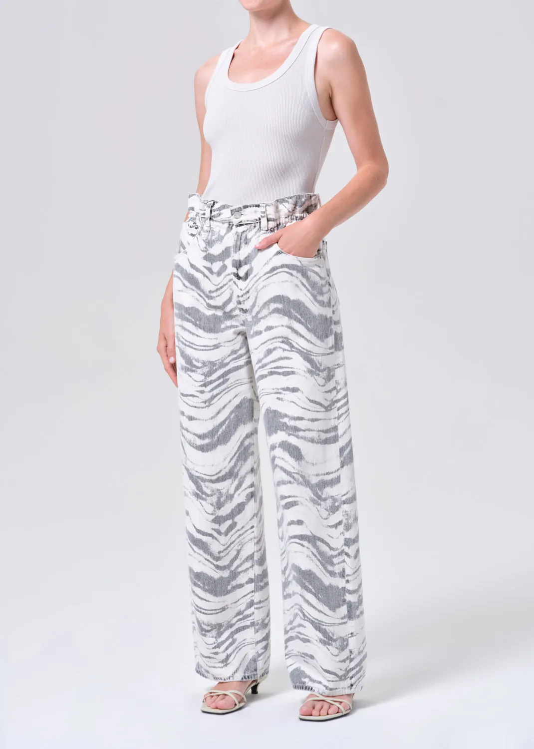 Poppy Tank in Bone sold by Agolde product image thumbnail 4