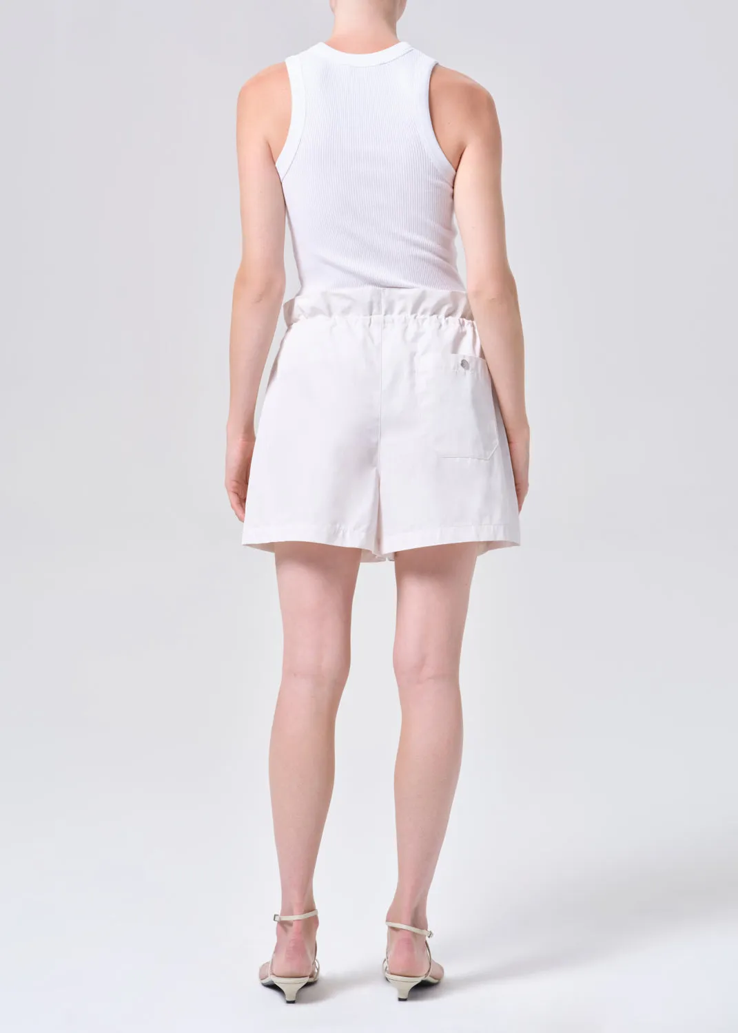 Lydia Short in Chalk White sold by Agolde product image thumbnail 2
