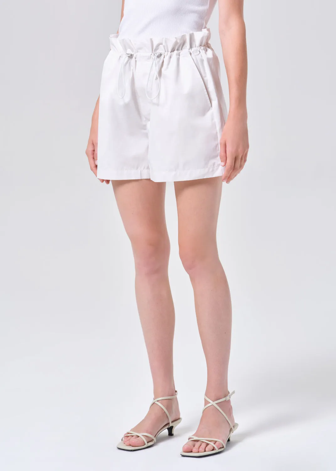 Lydia Short in Chalk White sold by Agolde product image thumbnail 4