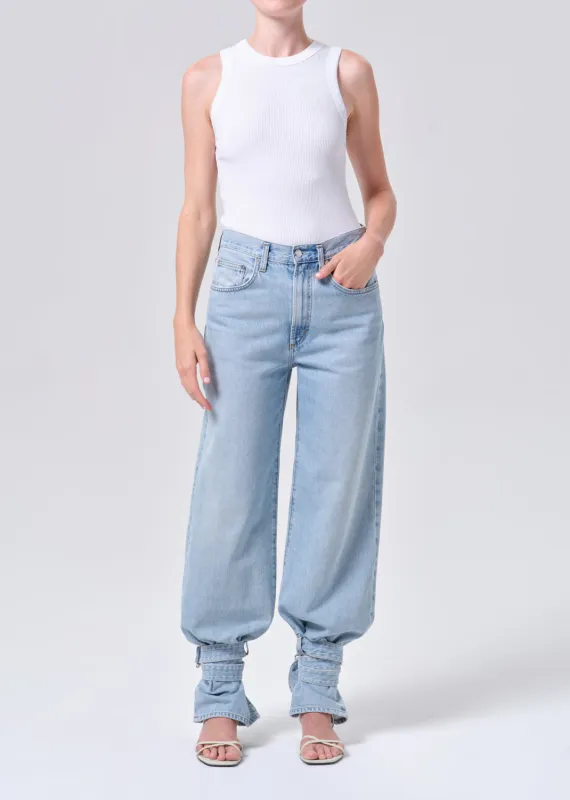 Cinched Hem Loose Taper (Weightless) in Custom made by Agolde