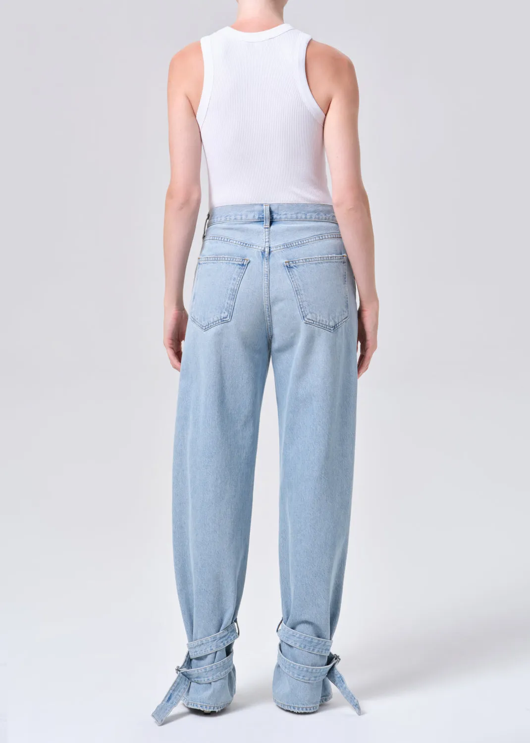 Cinched Hem Loose Taper (Weightless) in Custom sold by Agolde product image thumbnail 4